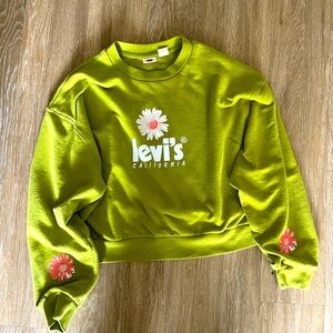 Levis vintage cropped sweatshirt